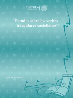estudio sobre los verbos irregulares castellanos book cover image
