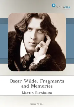 oscar wilde, fragments and memories book cover image
