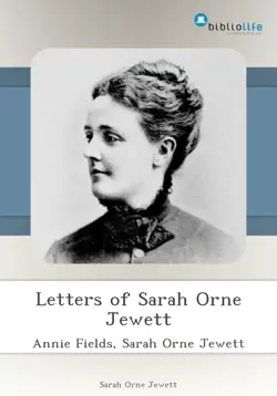 letters of sarah orne jewett book cover image