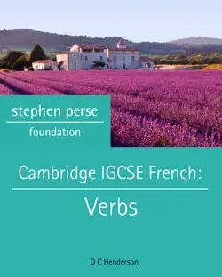 cambridge igcse french: verbs book cover image
