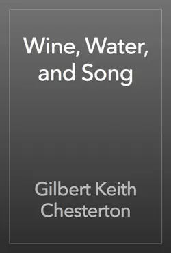 wine, water, and song book cover image