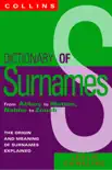 Collins Dictionary Of Surnames synopsis, comments
