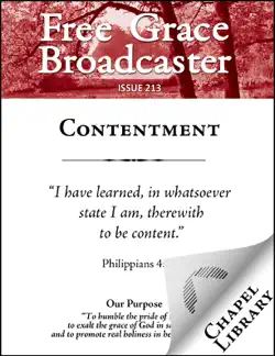 free grace broadcaster - issue 213 - contentment book cover image