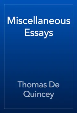 miscellaneous essays imagen de la portada del libro