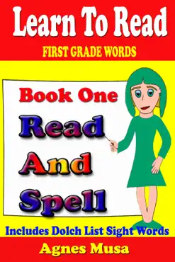 book one read and spell first grade words book cover image