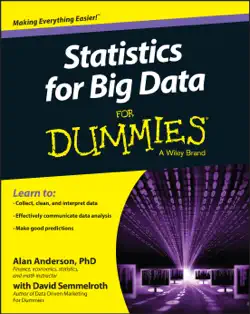 statistics for big data for dummies book cover image
