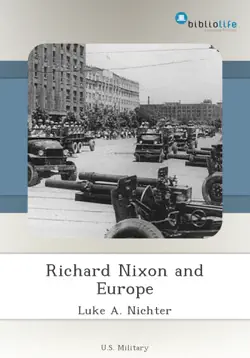 richard nixon and europe book cover image