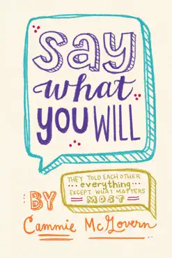 say what you will book cover image