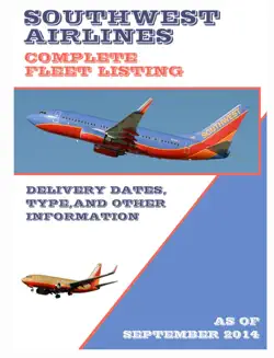 southwest airlines complete fleet list book cover image