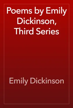 poems by emily dickinson, third series imagen de la portada del libro