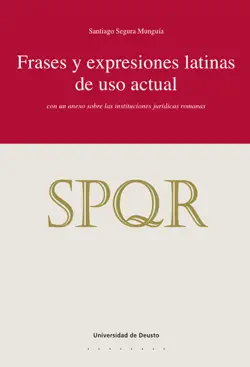 frases y expresiones latinas de uso actual imagen de la portada del libro