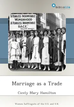 marriage as a trade book cover image