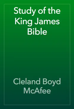 study of the king james bible book cover image