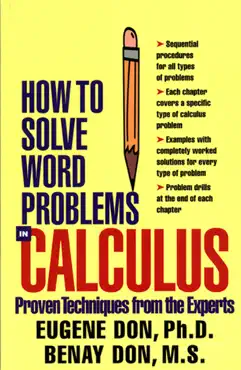 how to solve word problems in calculus book cover image