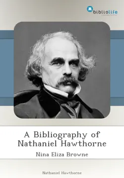 a bibliography of nathaniel hawthorne imagen de la portada del libro