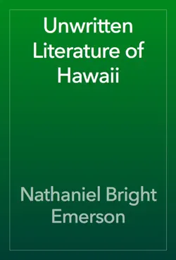 unwritten literature of hawaii book cover image