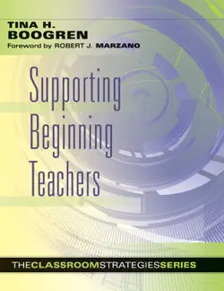 supporting beginning teachers book cover image