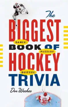 the biggest book of hockey trivia book cover image