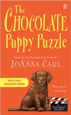 the chocolate puppy puzzle book cover image