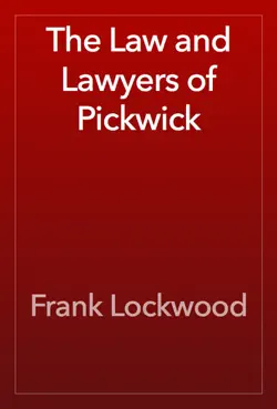 the law and lawyers of pickwick book cover image
