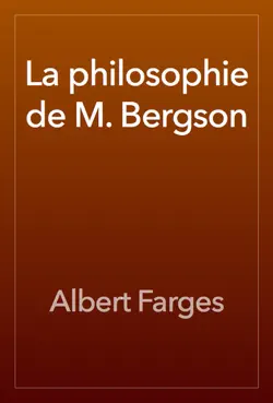 la philosophie de m. bergson book cover image