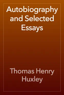 autobiography and selected essays book cover image