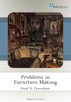 problems in furniture making book cover image