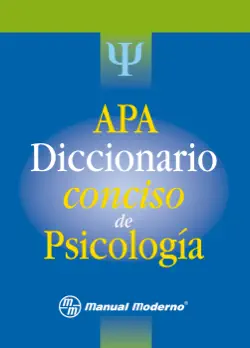 apa. diccionario conciso de psicología book cover image