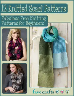 12 knitted scarf patterns: fabulous free knitting patterns for beginners book cover image
