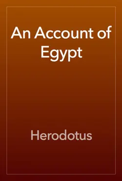 an account of egypt imagen de la portada del libro