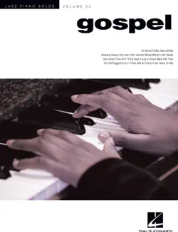 jazz piano solos - gospel book cover image