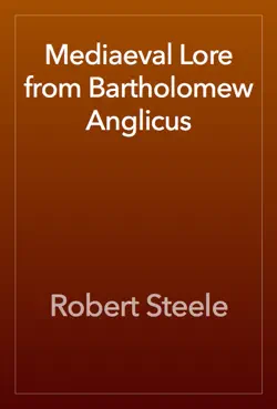 mediaeval lore from bartholomew anglicus book cover image