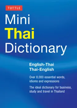 tuttle mini thai dictionary book cover image