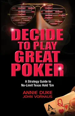 decide to play great poker book cover image