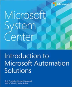 microsoft system center introduction to microsoft automation solutions book cover image
