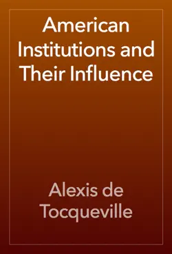 american institutions and their influence book cover image