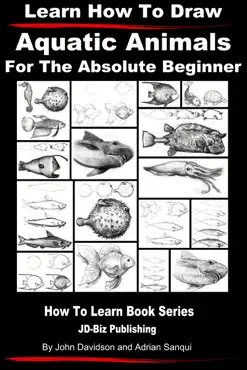 learn how to draw aquatic animals book cover image