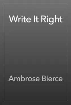 write it right book cover image