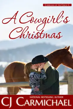 a cowgirl's christmas book cover image