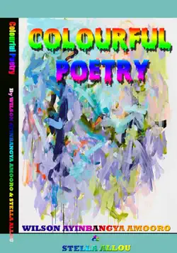 colourful poetry book cover image