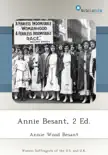 Annie Besant, 2 Ed. synopsis, comments