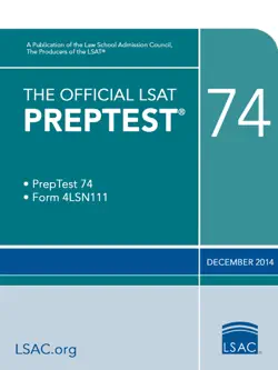the official lsat preptest 74 book cover image