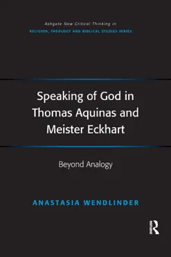 speaking of god in thomas aquinas and meister eckhart book cover image