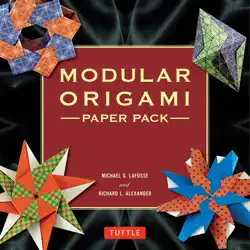 modular origami paper pack book cover image