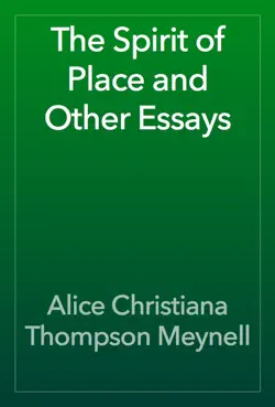 the spirit of place and other essays book cover image