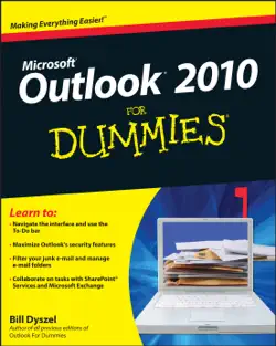 outlook 2010 for dummies book cover image