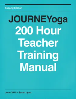 journeyoga 200 hour teacher training manual book cover image