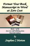 Format Your Book Manuscript in Word at Zero Cost synopsis, comments