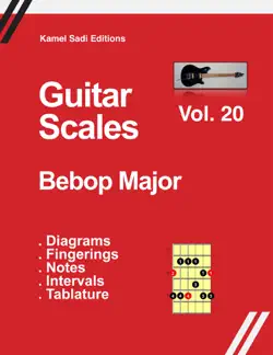 guitar scales bebop major book cover image