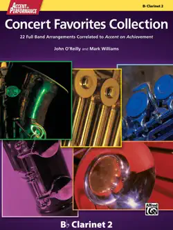 accent on performance concert favorites collection for b-flat clarinet 2 book cover image